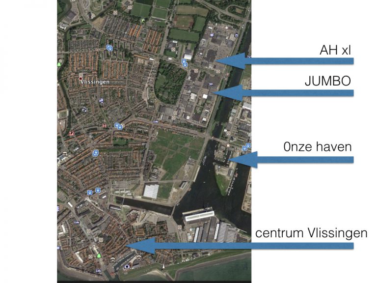 Plattegrond Centrum Jachthaven Schelde Vlissingen